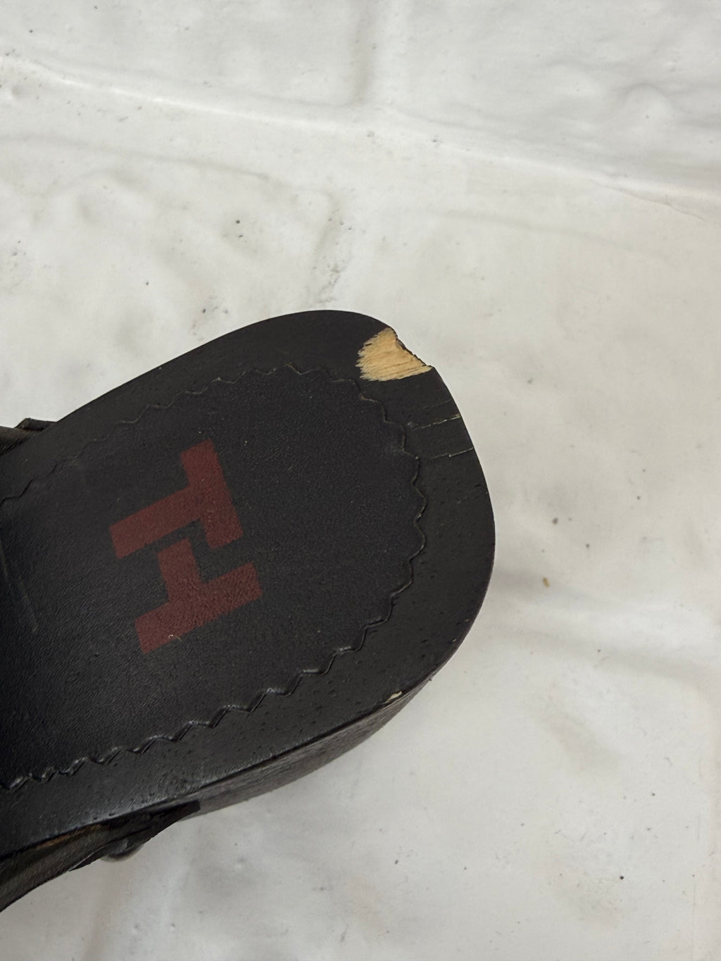 ♡ black wooden clog mules ♡