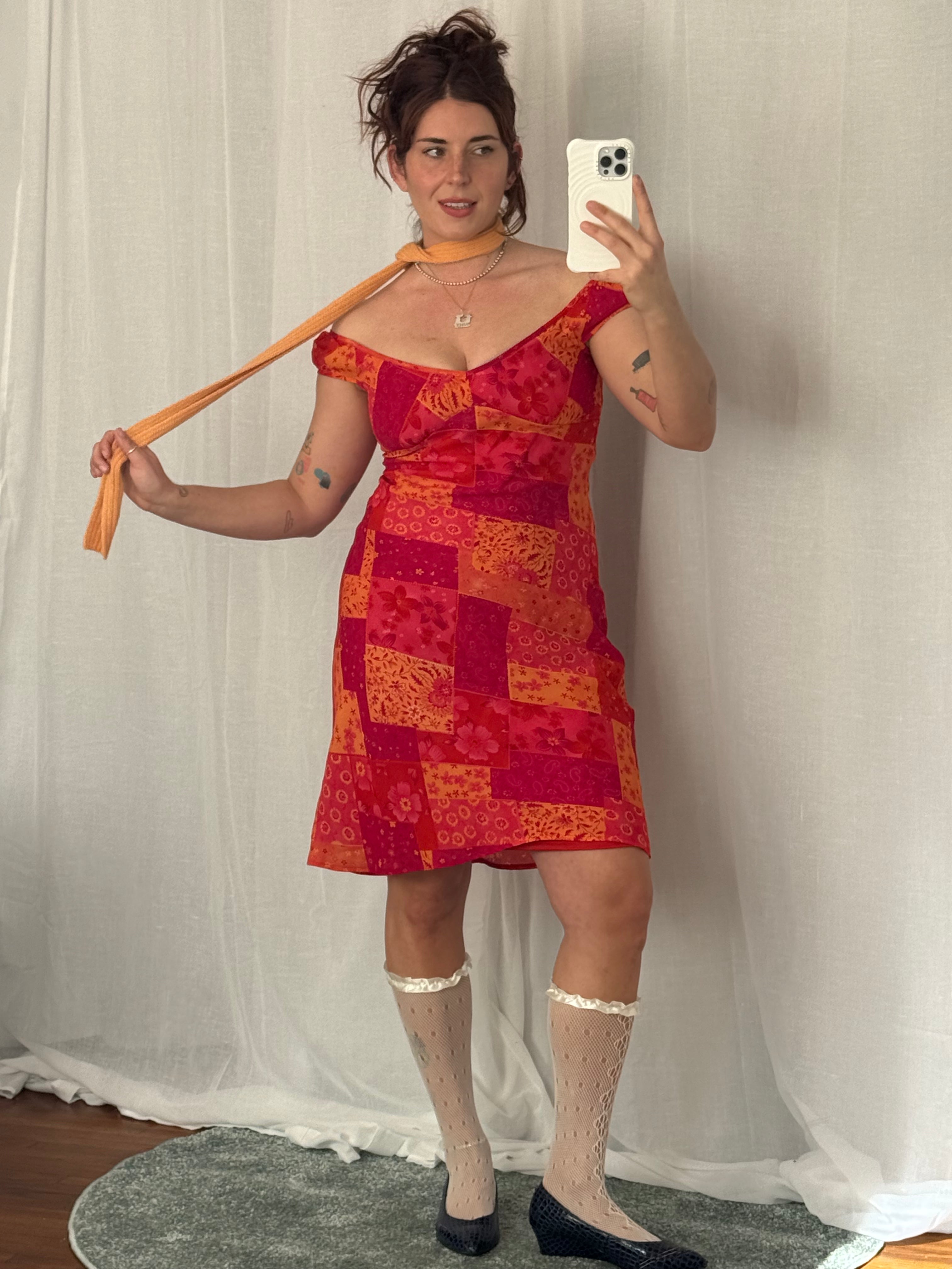 soft knit skinny scarf