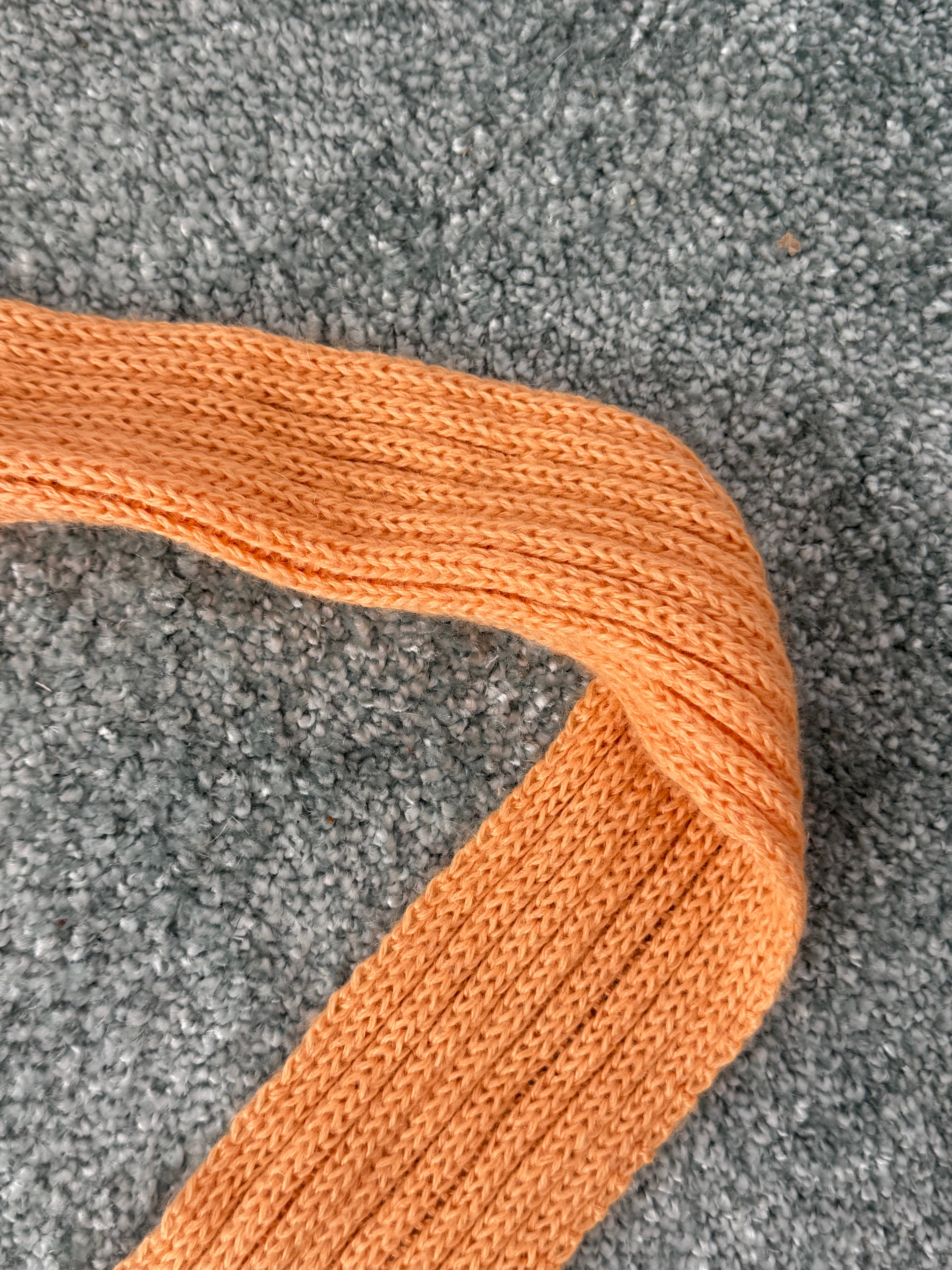 soft knit skinny scarf