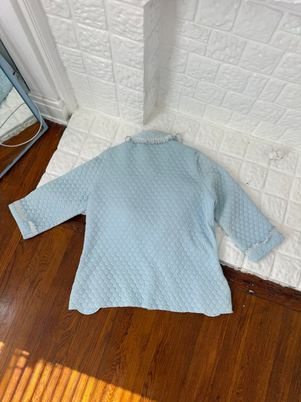 vintage quilted heart pillow jacket