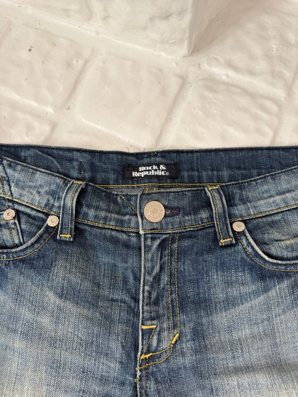 ☆ vintage cuffed denim capris ☆