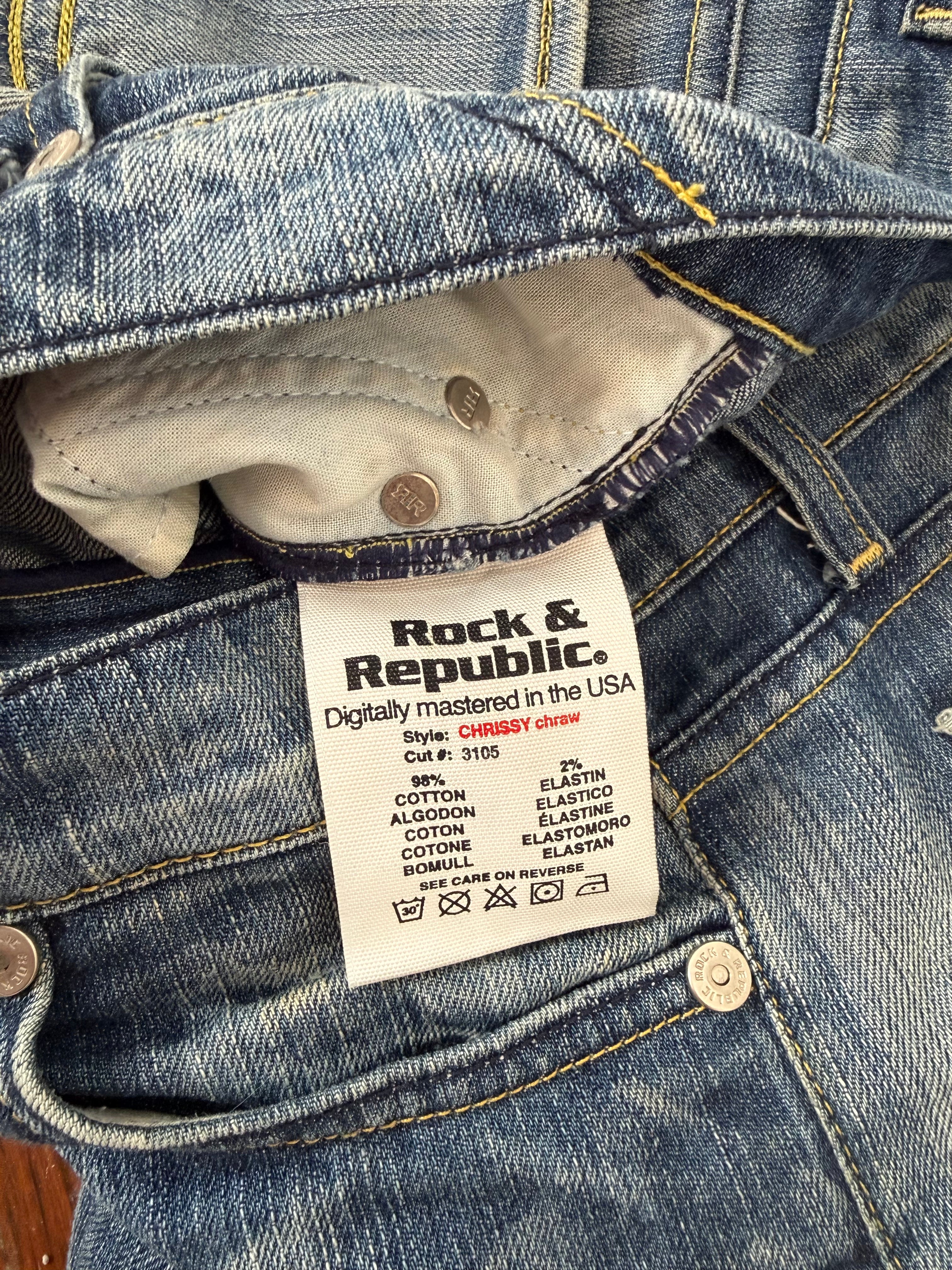 ☆ vintage cuffed denim capris ☆