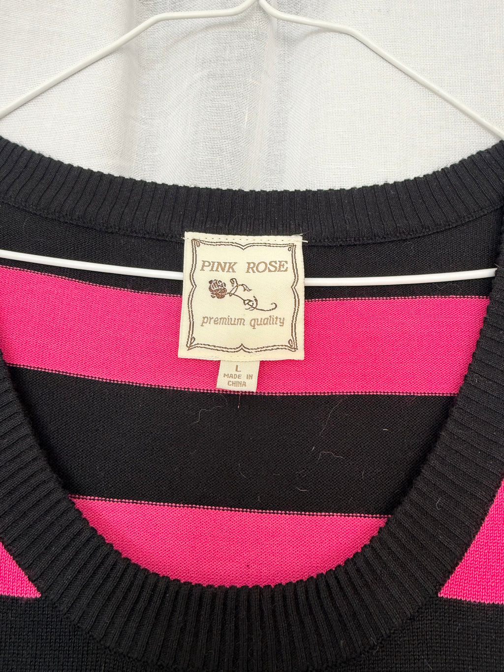 ✶ y2k hot pink striped knit dress ✶