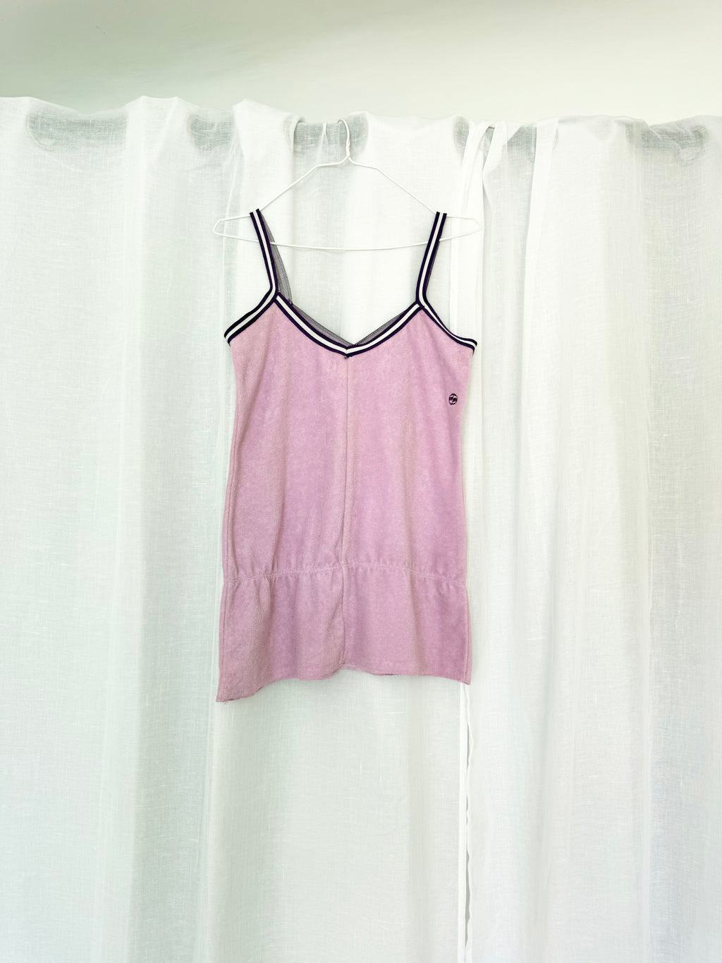 ⋆୨୧˚ y2k terry cloth babydoll cami ˚୨୧⋆
