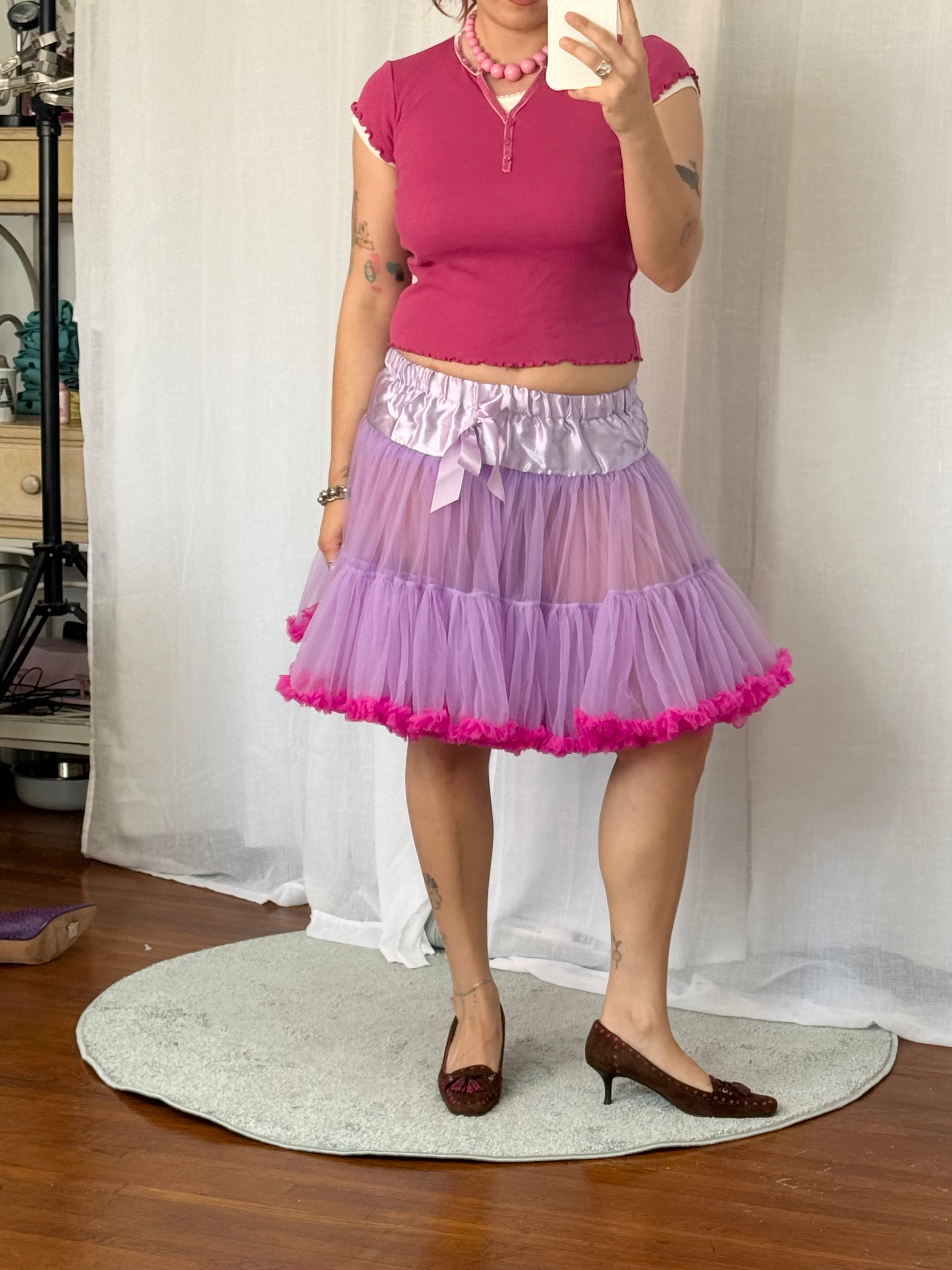 lavender pink tutu skirt