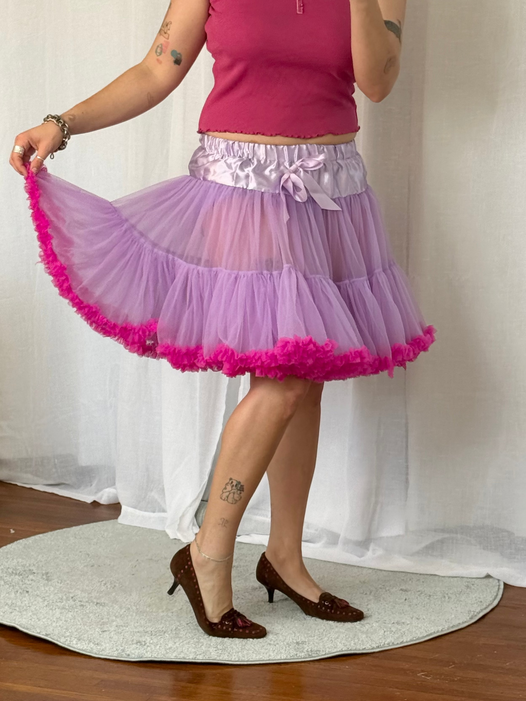 lavender pink tutu skirt