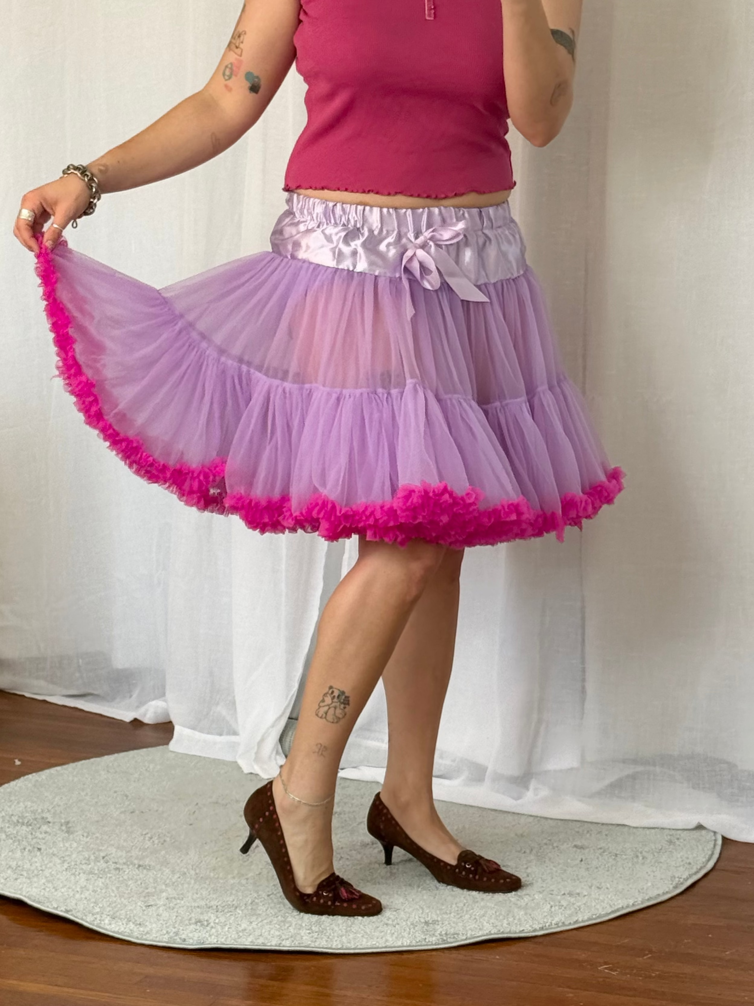 lavender pink tutu skirt