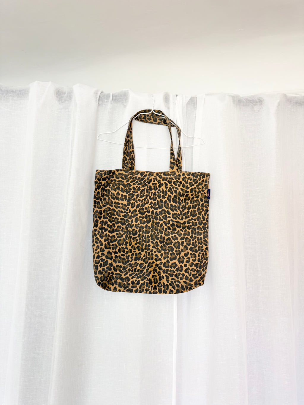 ✶ vintage j crew leopard denim tote bag ✶
