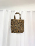 ✶ vintage j crew leopard denim tote bag ✶
