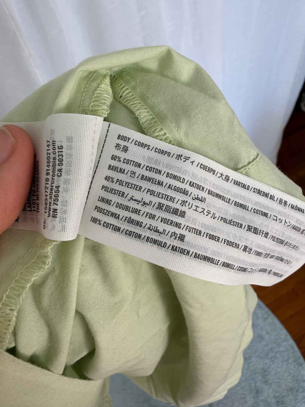 airycore smocked midi dress abercrombie