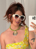 chunky square oversized sunglasses