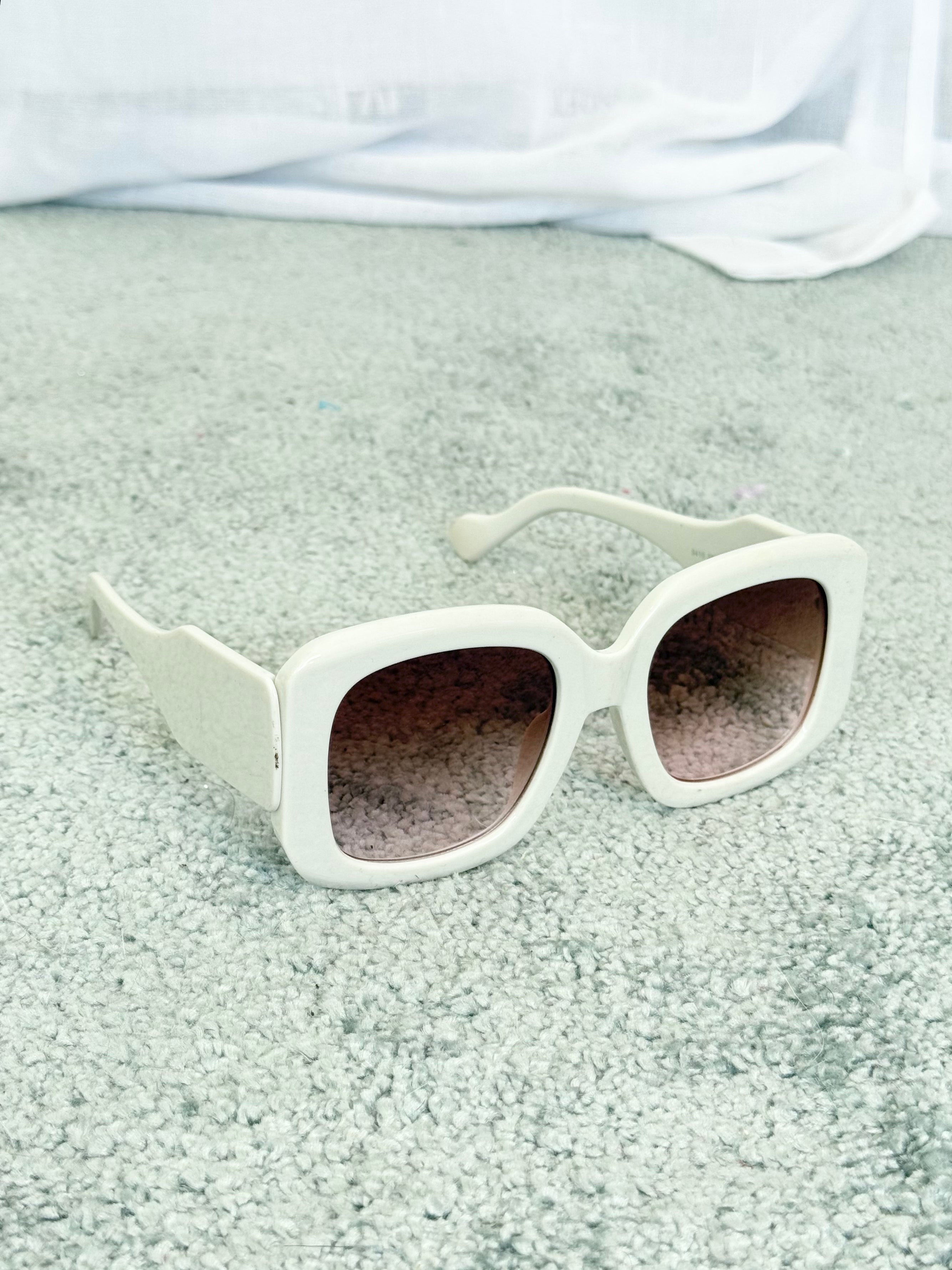 chunky square oversized sunglasses