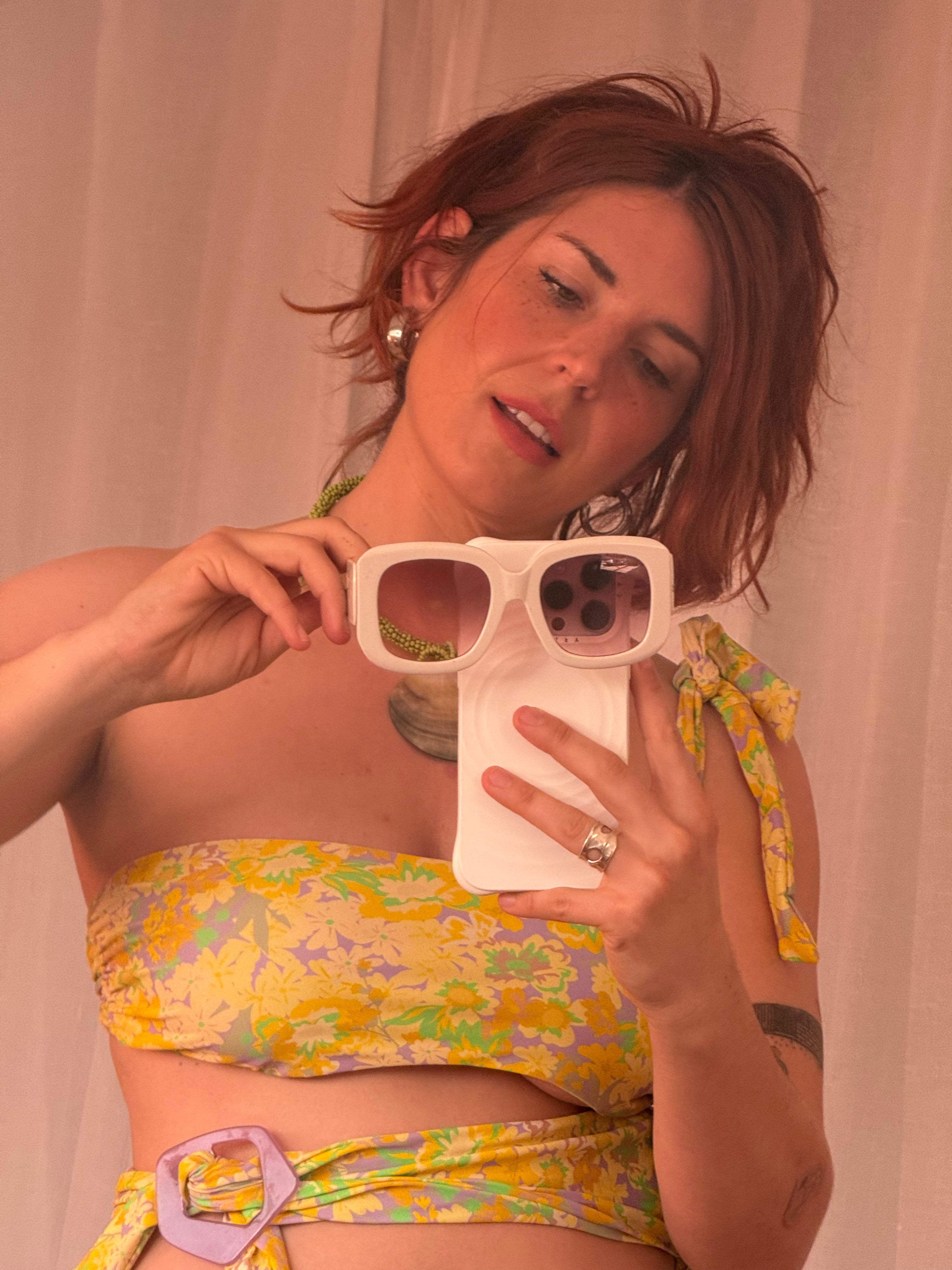 chunky square oversized sunglasses
