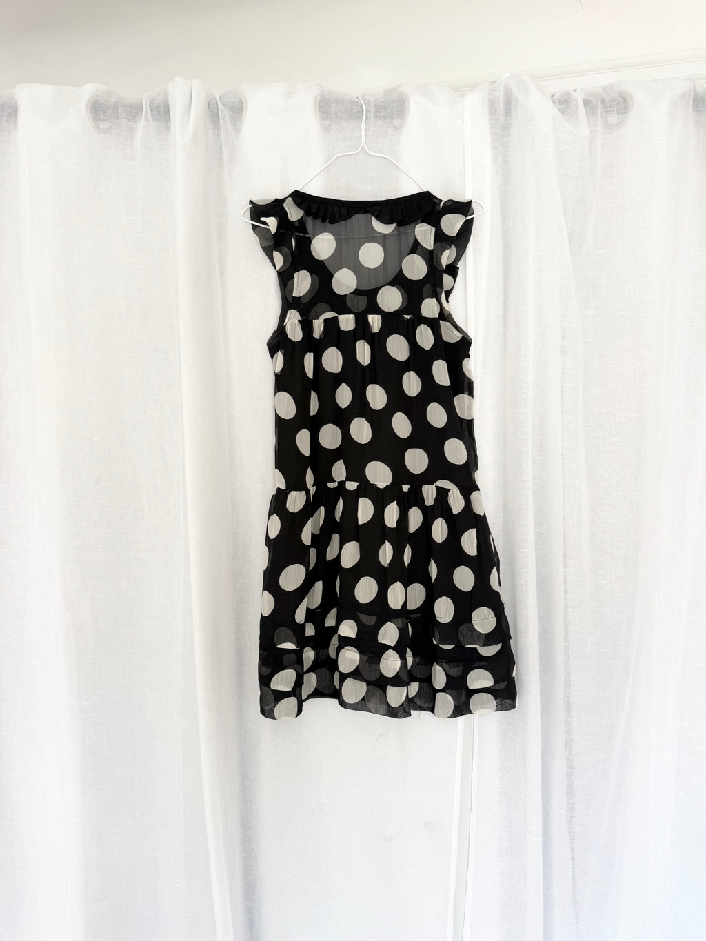 ✧ y2k polka dot ruffle mini dress ✧