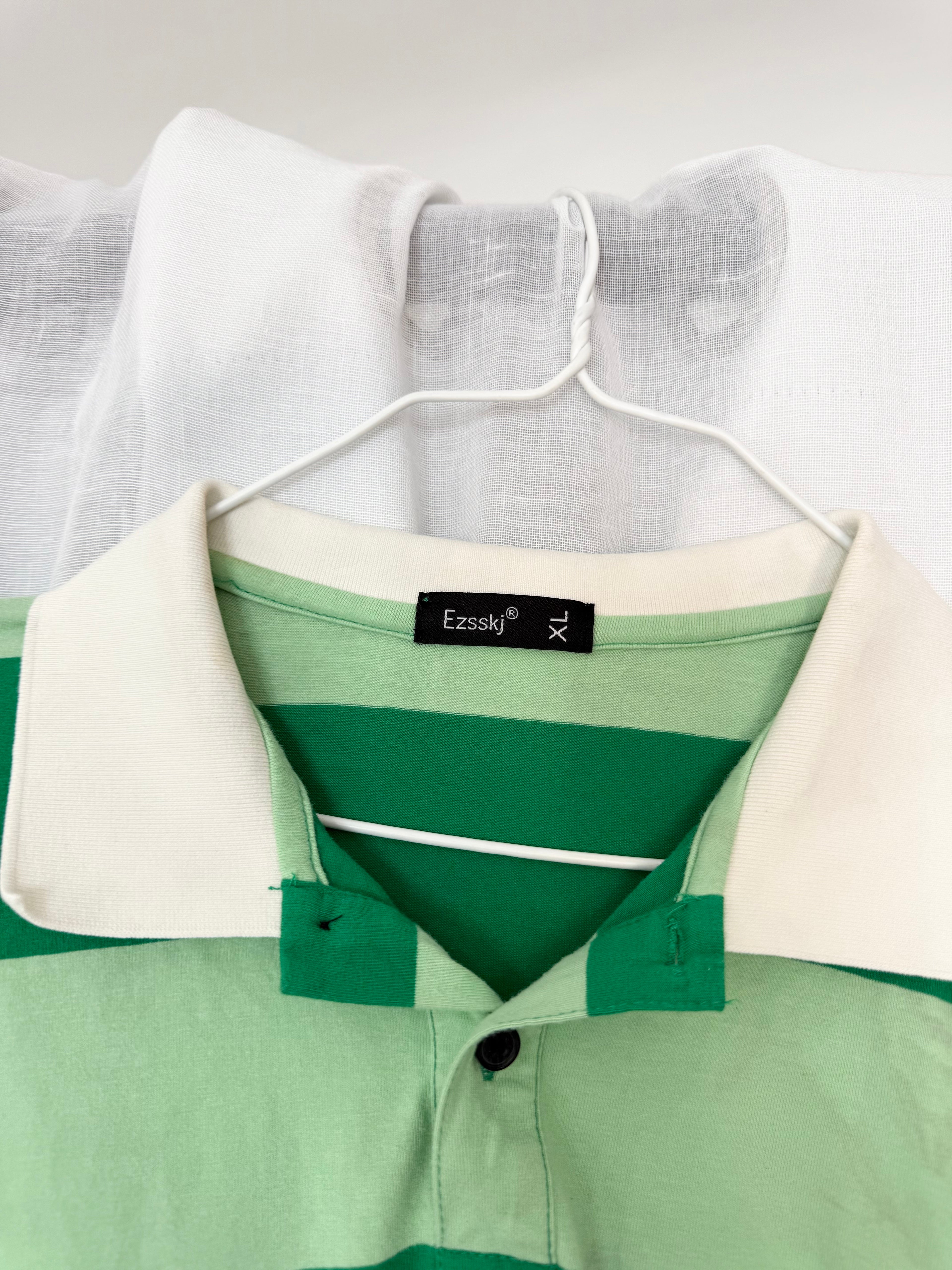 green striped rugby long sleeve