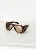 ✦ oversized tortoise shield sunglasses ✦