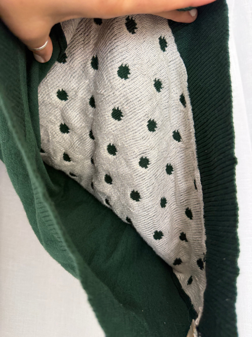 ✧ coquette polka dot lace sweater ✧