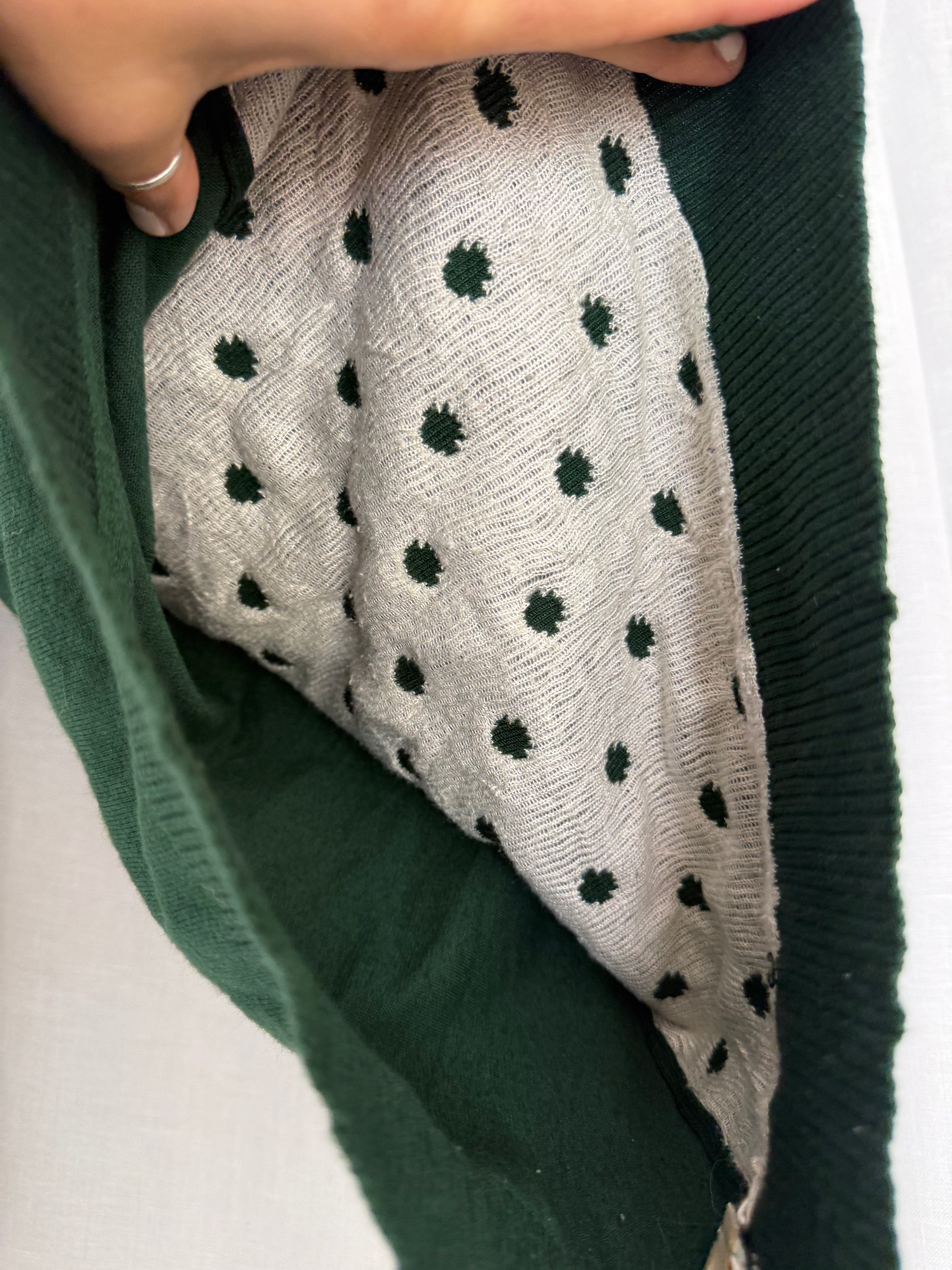 ✧ coquette polka dot lace sweater ✧