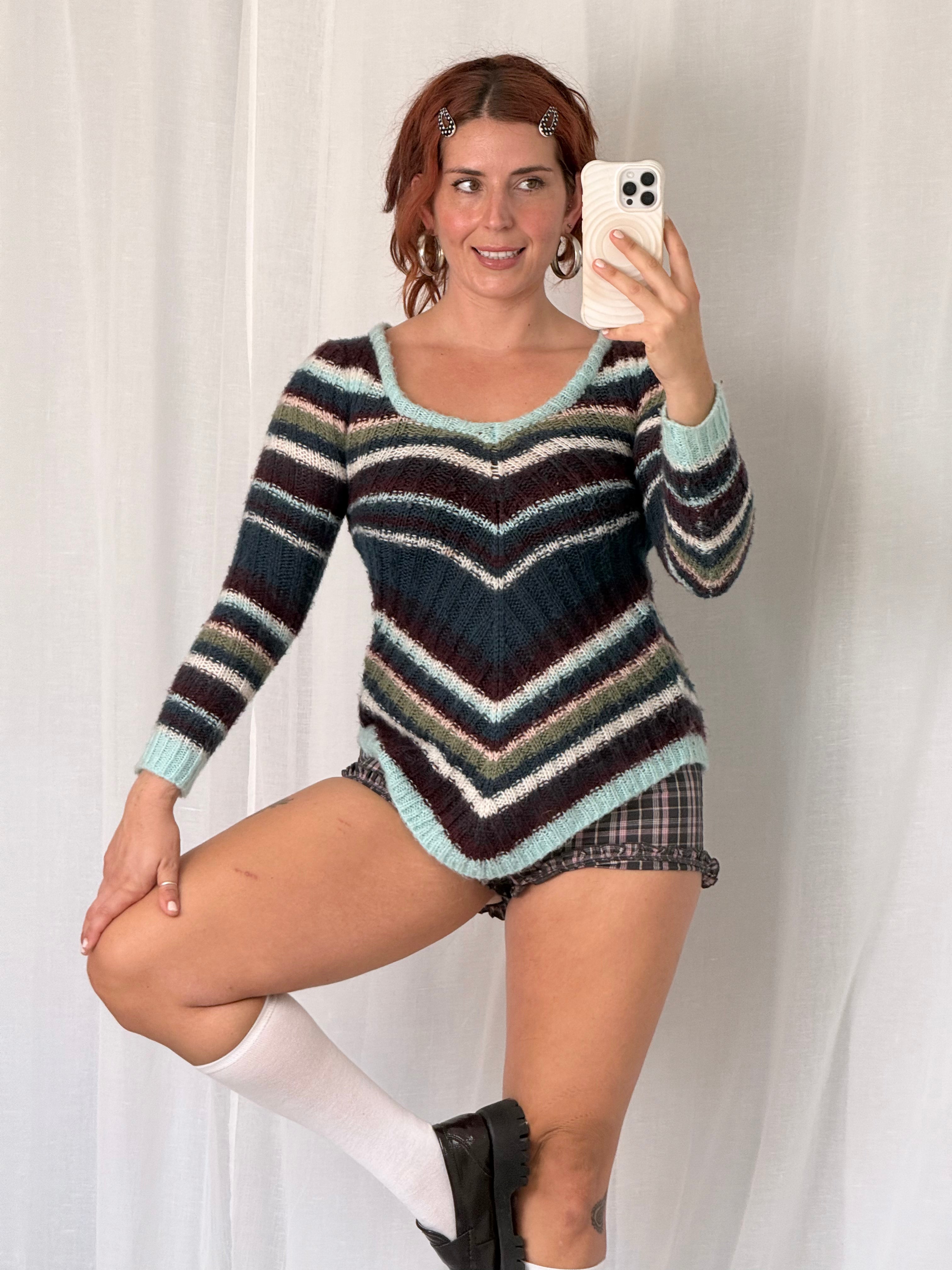 fairy stripe knit tunic ⋆