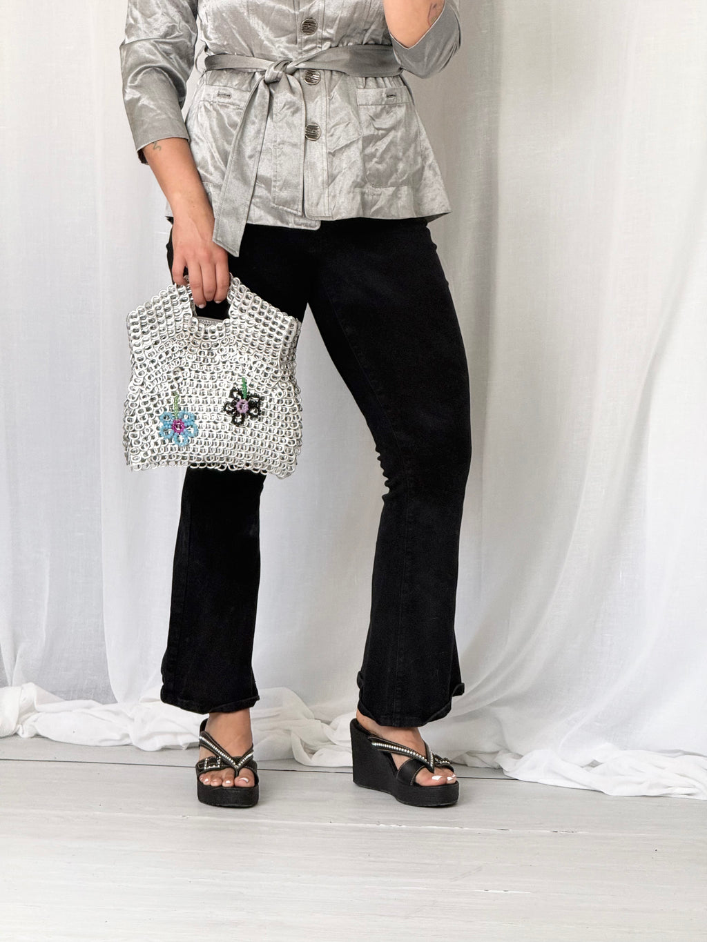 ✧ y2k pop tab flower bag ✧