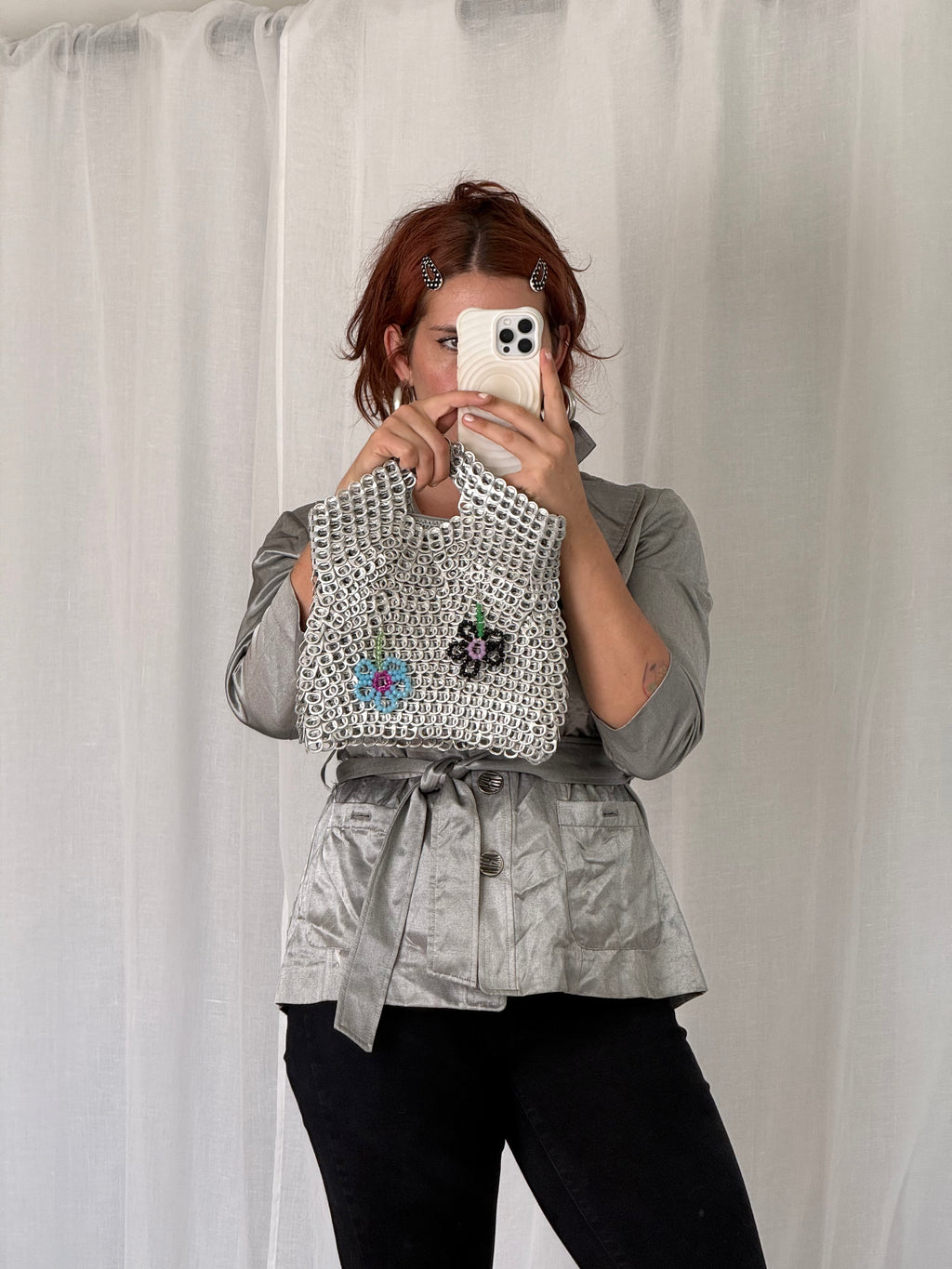 ✧ y2k pop tab flower bag ✧