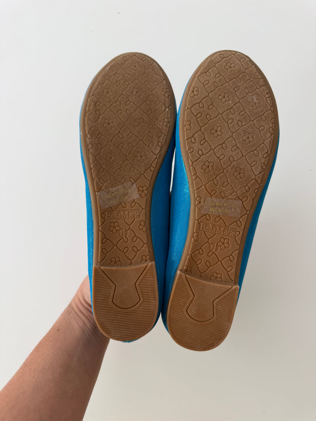 ✧ cobalt blue shimmer ballet flats ✧ (size 7.5)