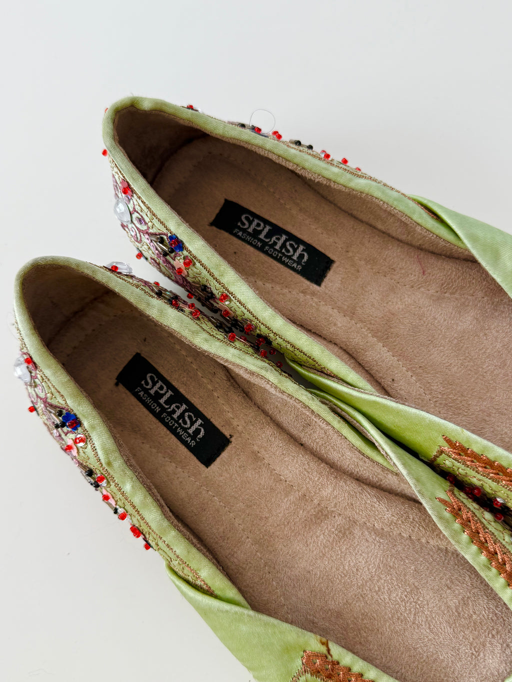 ✧ fairycore beaded ballet flats ✧ (size 7)