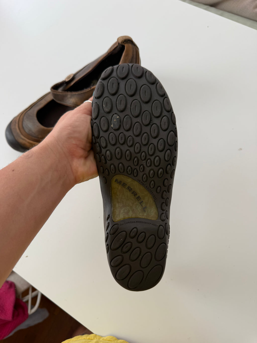 ✧ gorpcore mary jane merrell plaza brown leather shoes ✧ (size 8.5)