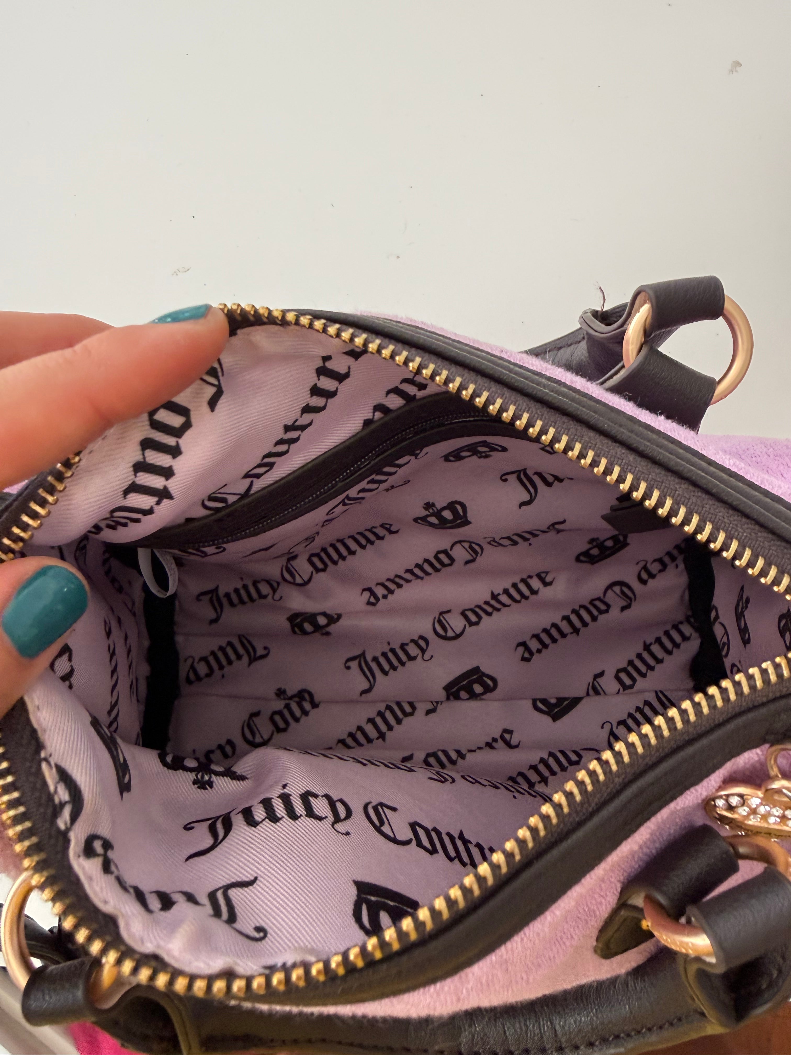 ✧ juicy couture terry cloth mini bowler bag