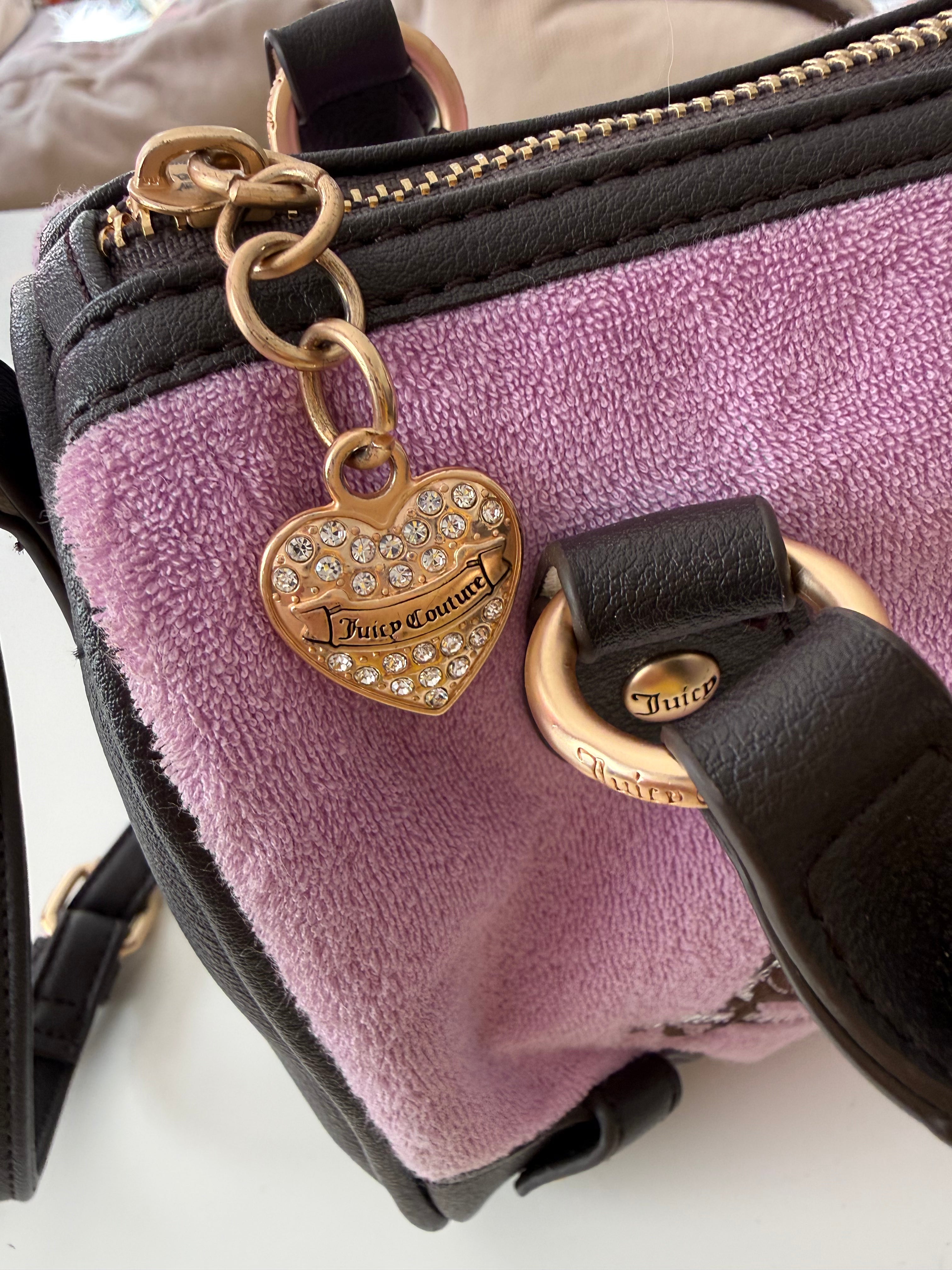 ✧ juicy couture terry cloth mini bowler bag