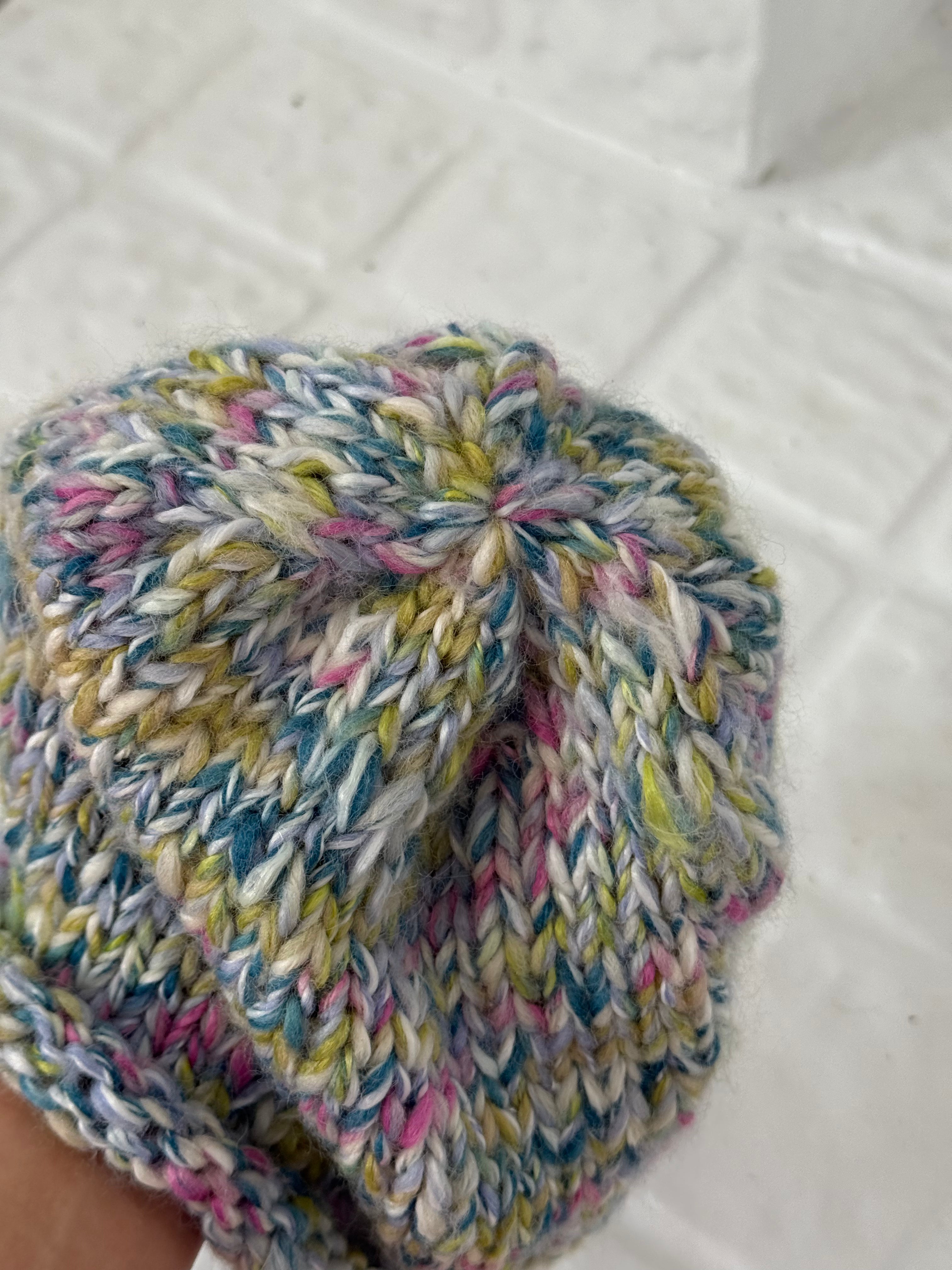 𓆩♡𓆪 handmade multicolor crochet beanie 𓆩♡𓆪