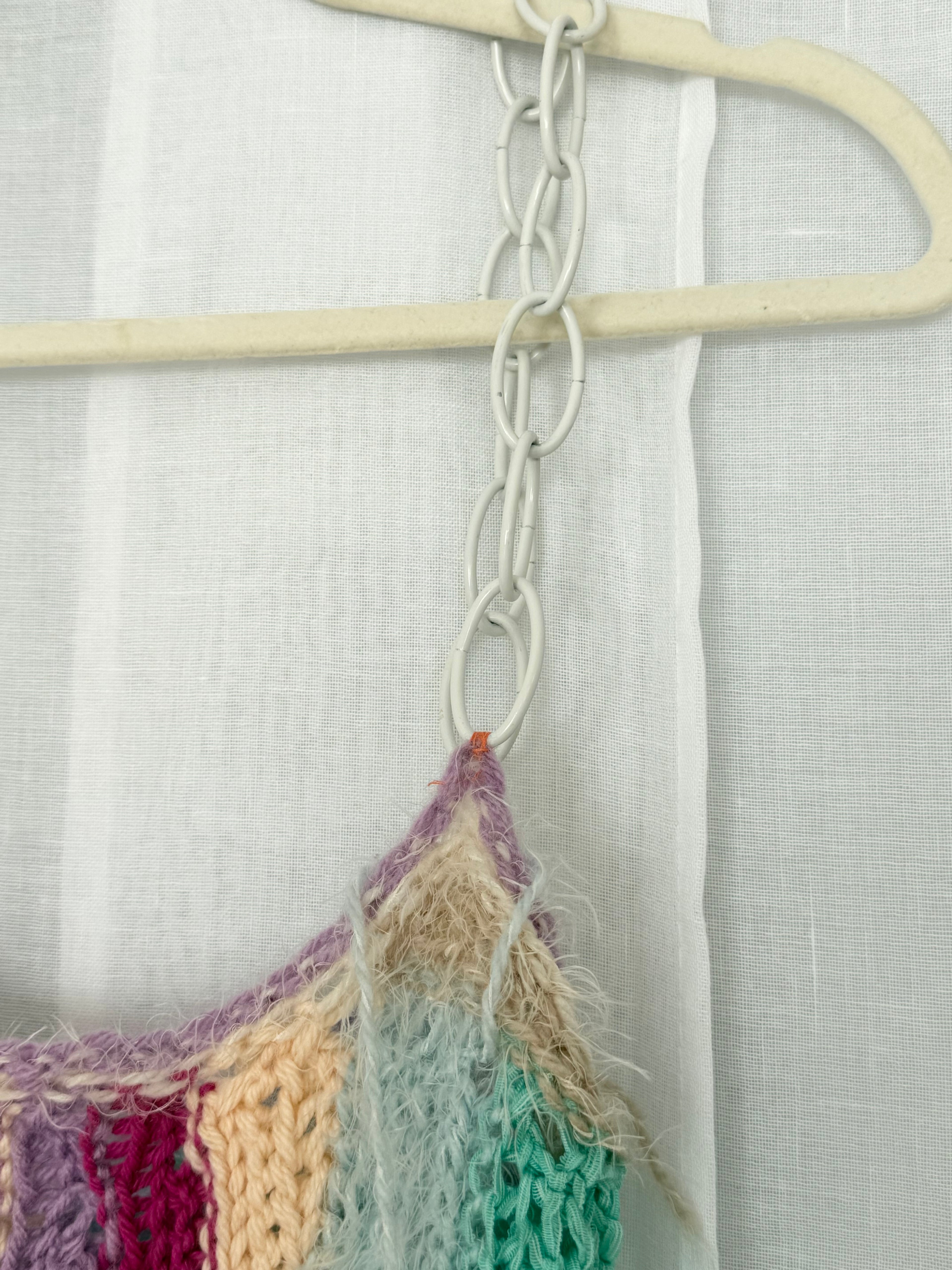 handmade crochet chain strap tank