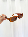 ✦ y2k amber tinted micro sunglasses 🧸