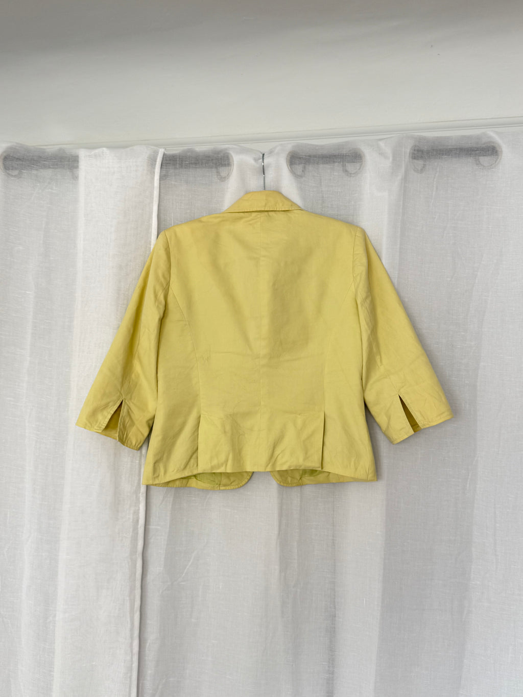 vintage linen blazer