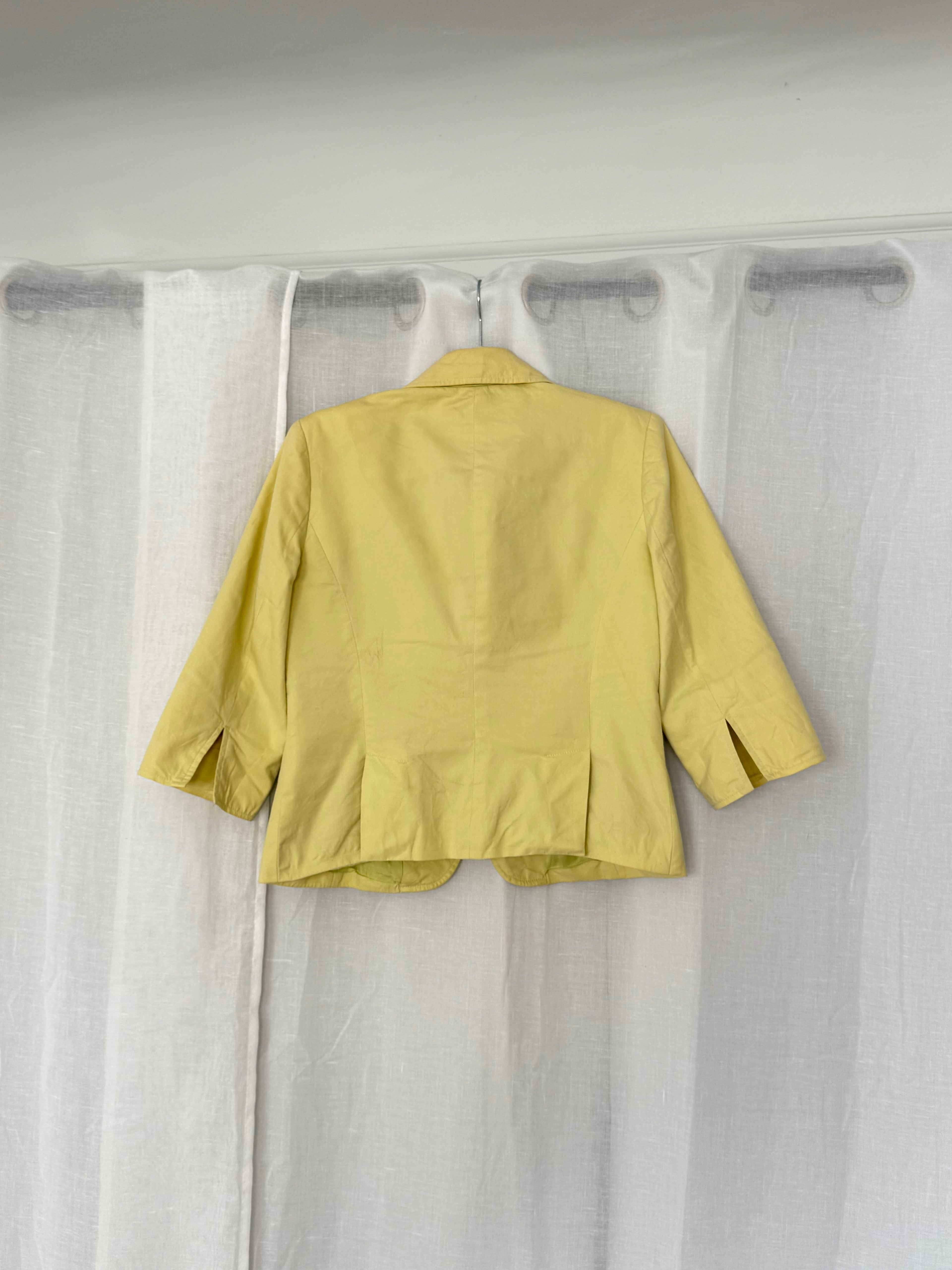 vintage linen blazer
