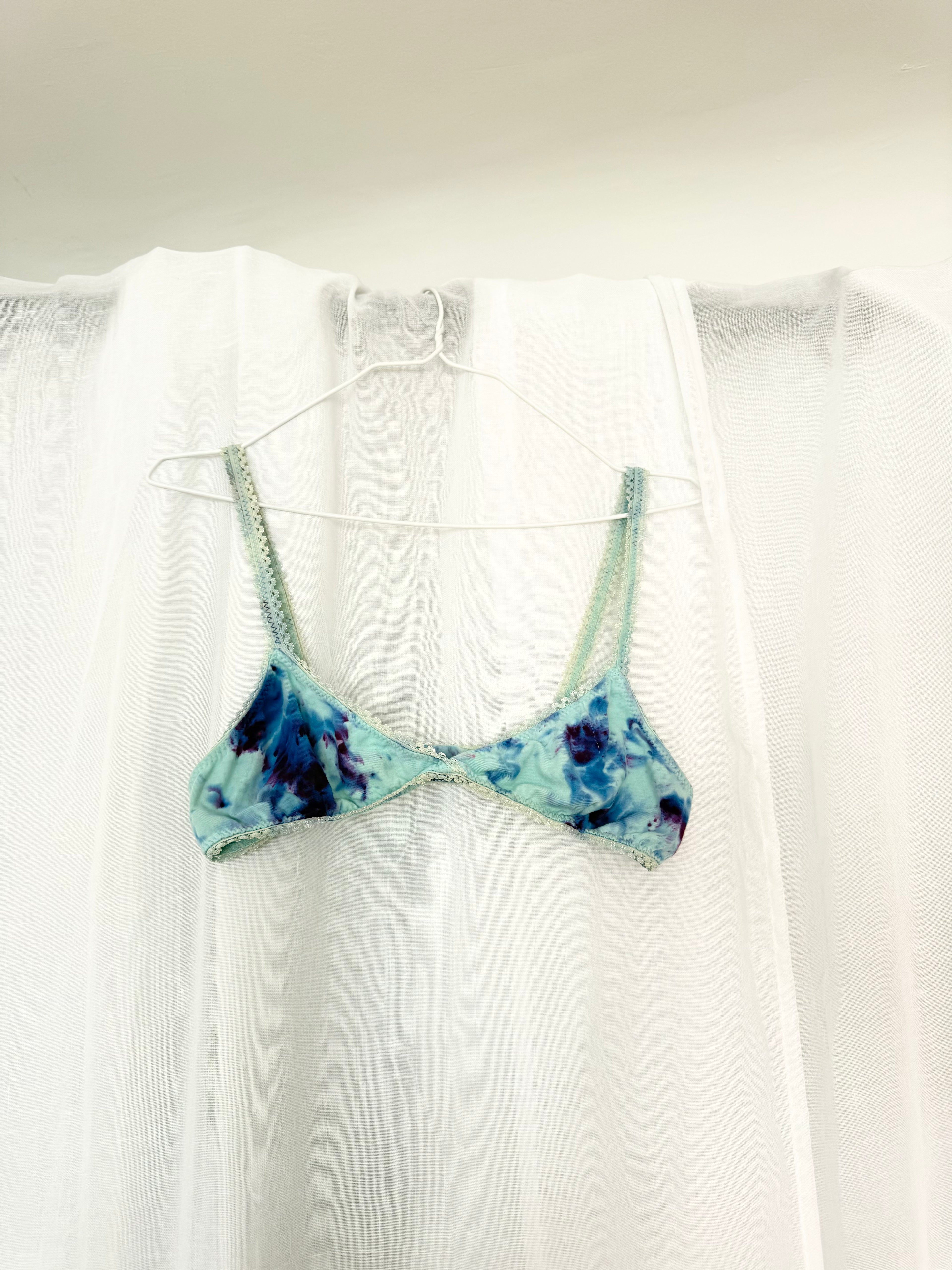 ✦ handmade tie dye organic cotton bralette ✦