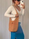 ✦ woven crochet shoulder bag ✦