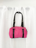 pink black 90s shoulder bag ⋆