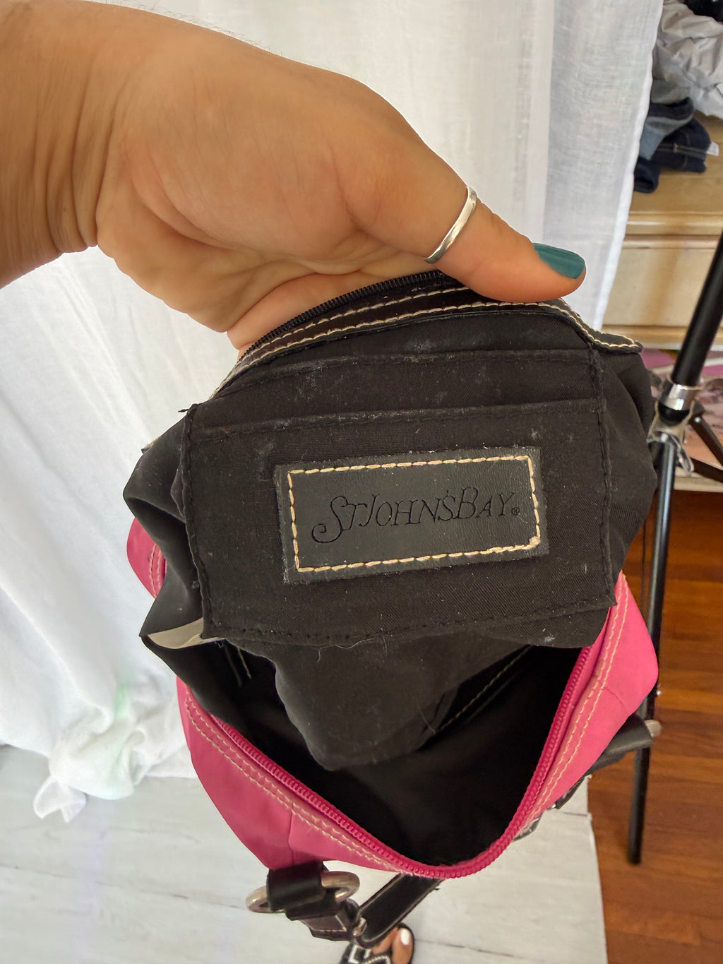 pink black 90s shoulder bag ⋆