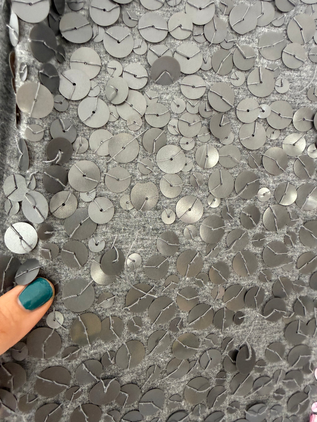 oversized paillette sequin mini dress ✧