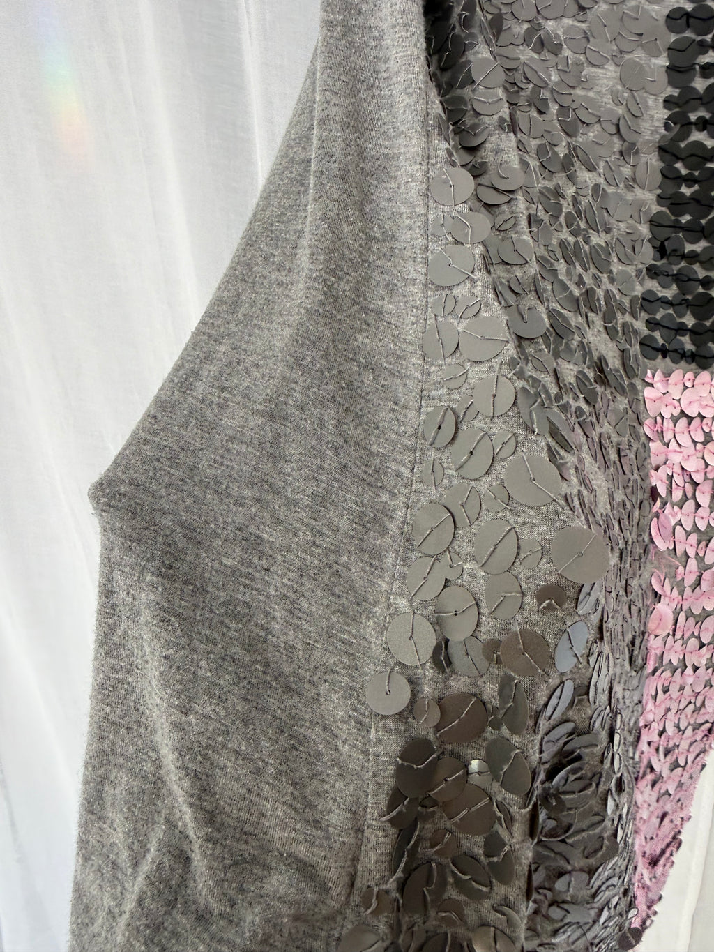 oversized paillette sequin mini dress ✧