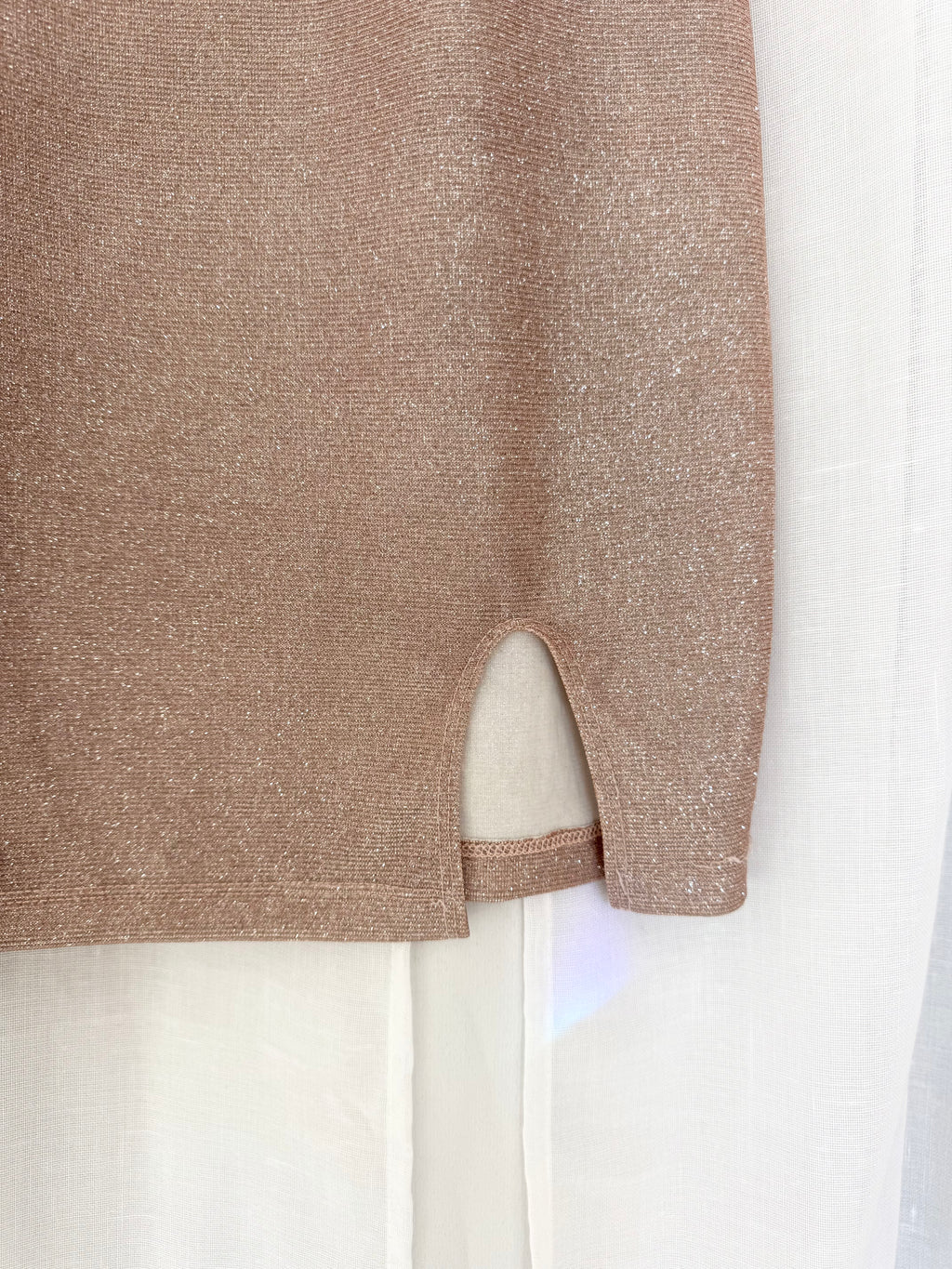 metallic shimmer bodycon mini dress ✧