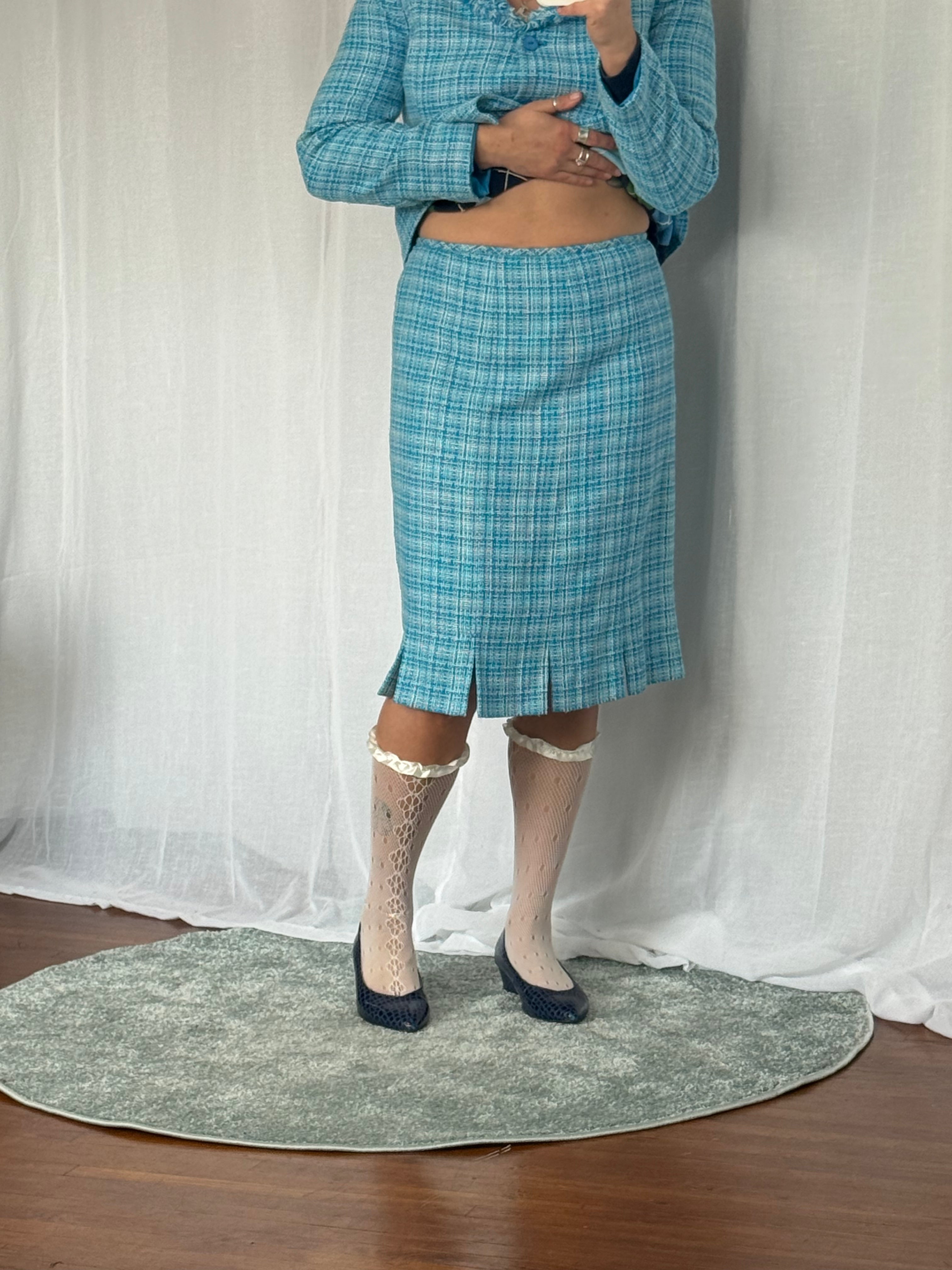 💎 vintage 90’s Le Suit tweed skirt set 💎