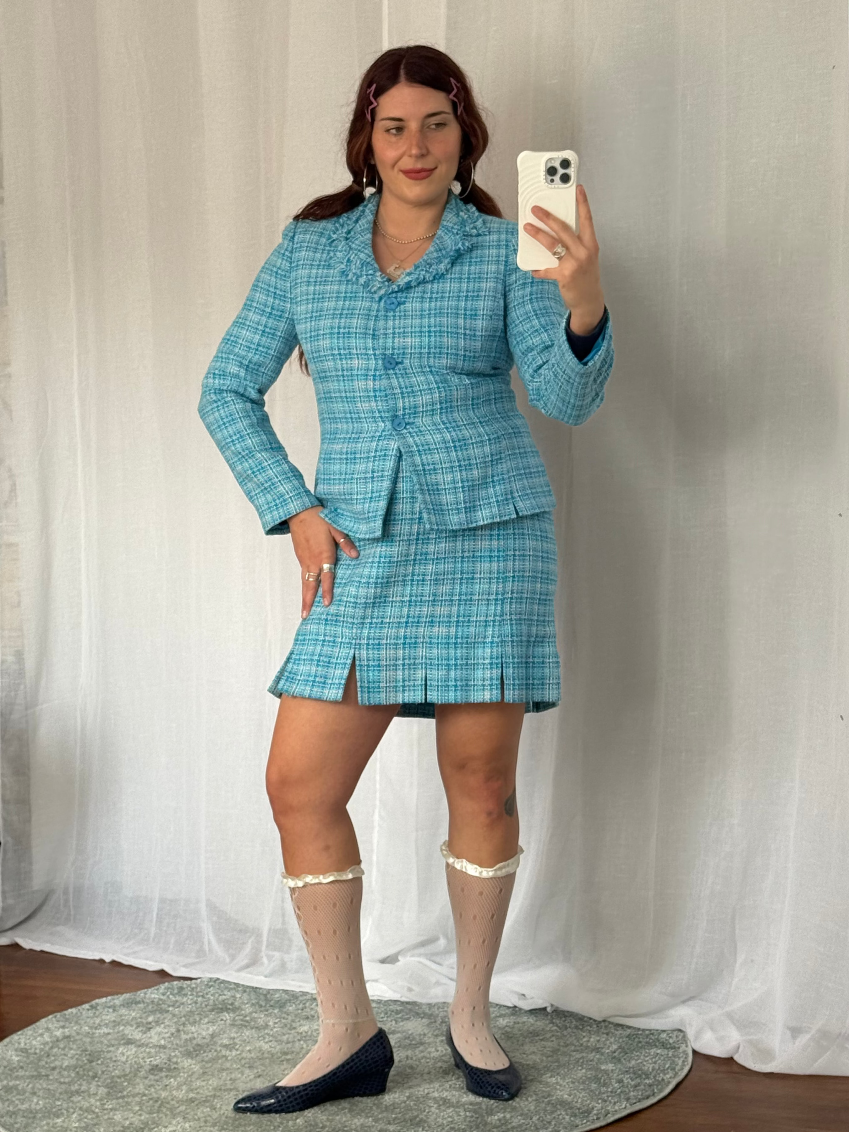💎 vintage 90’s Le Suit tweed skirt set 💎