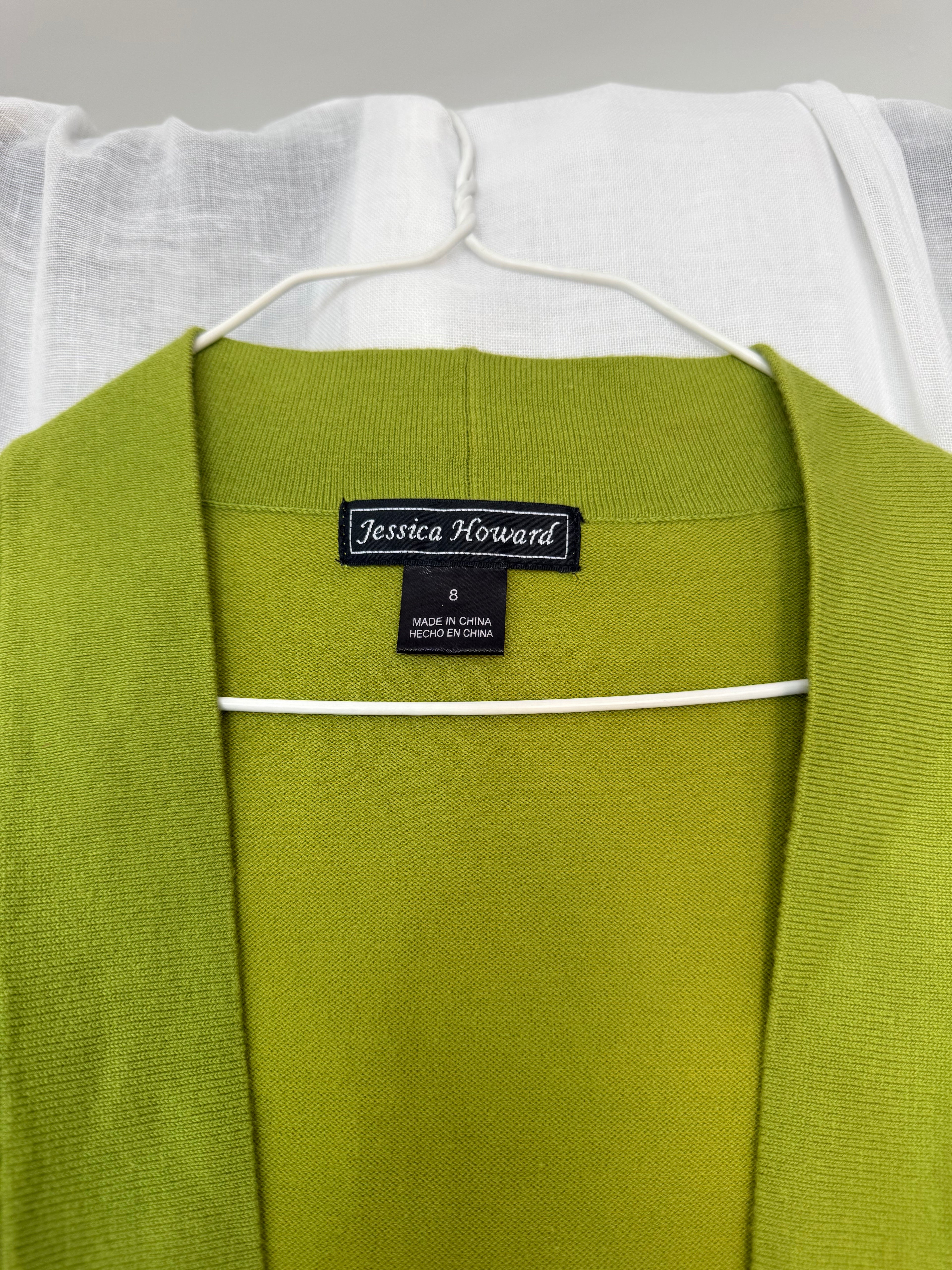 ✶ lime green cropped knit bolero ✶