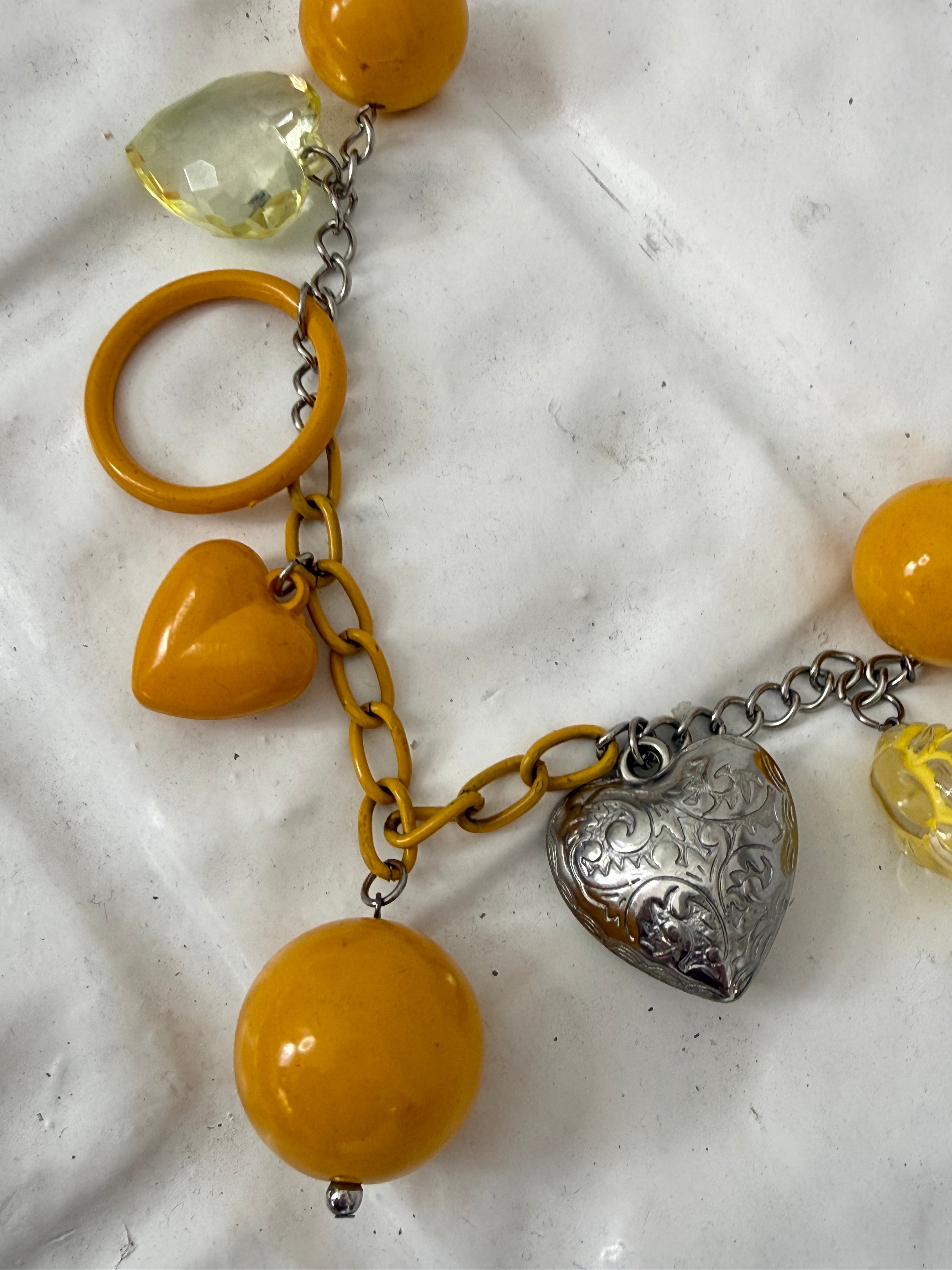 ✿ oversized Y2K charm necklace ✿