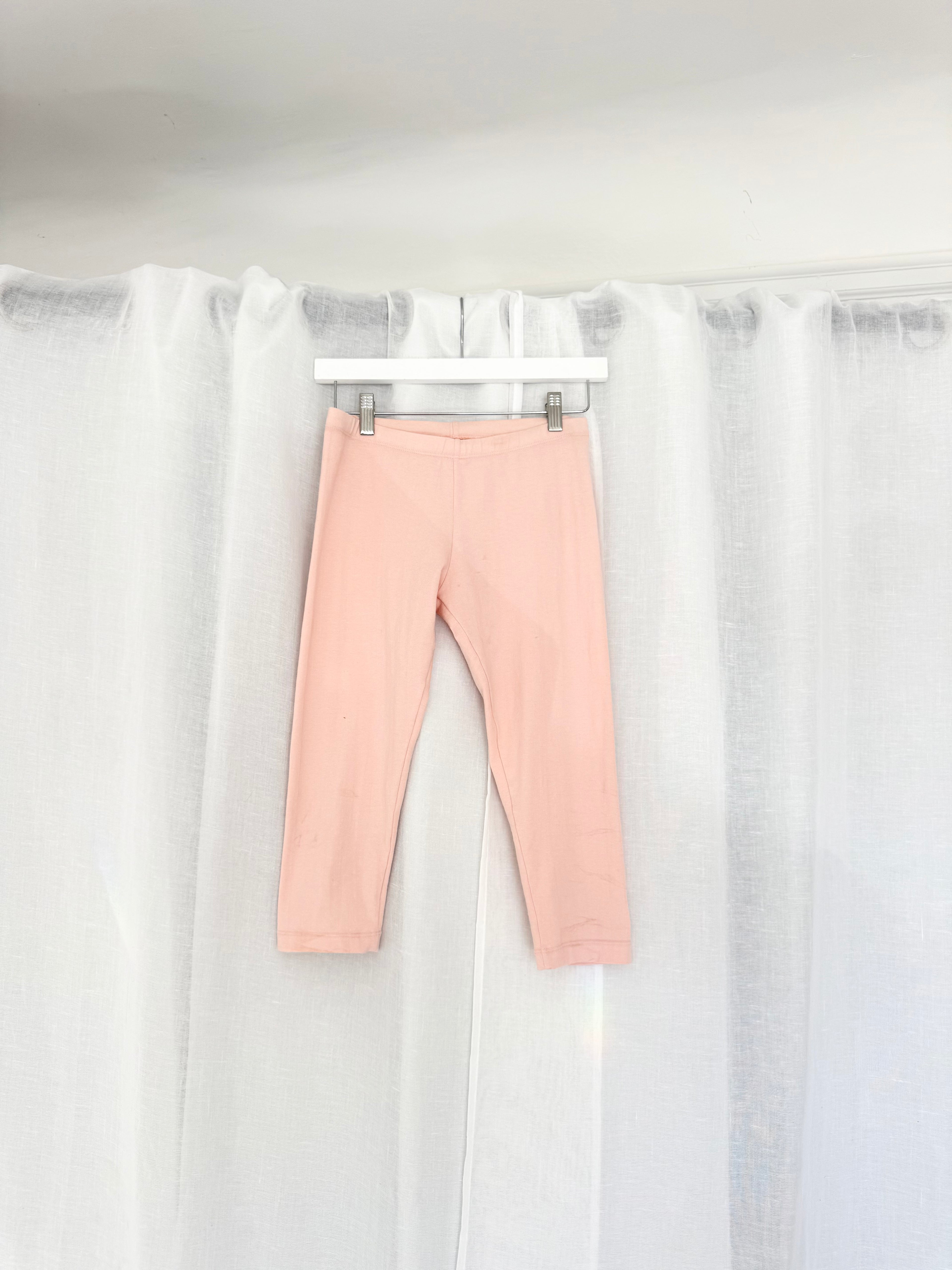 los angeles apparel baby pink capri leggings ✧ (26-30")