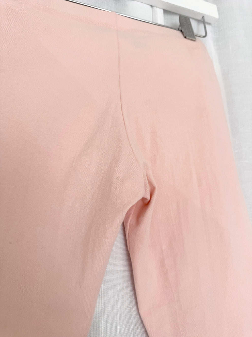 los angeles apparel baby pink capri leggings ✧ (26-30")