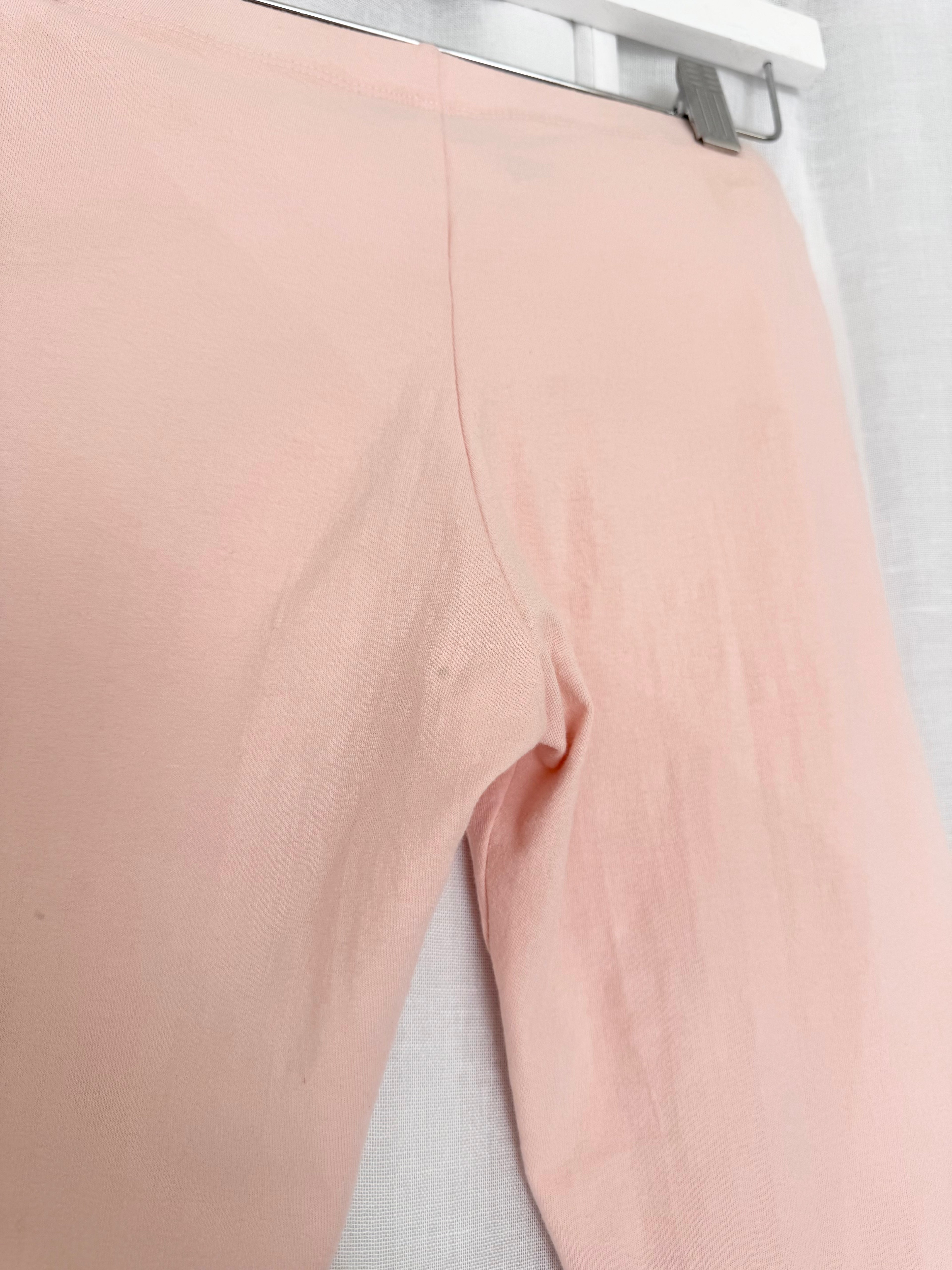 los angeles apparel baby pink capri leggings ✧ (26-30")