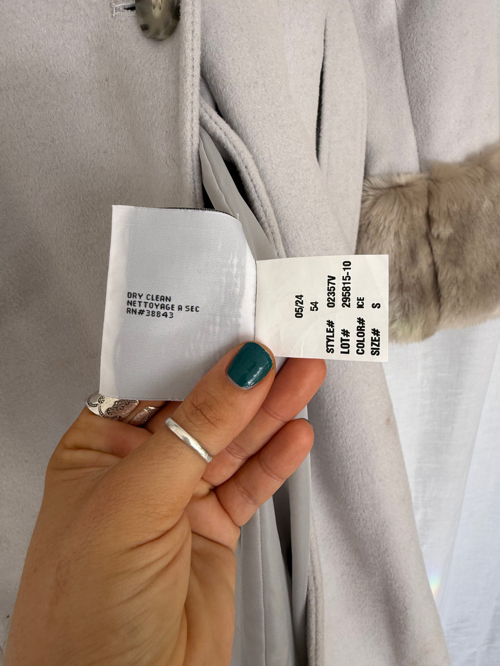 penny lane fur collar wool coat ✧